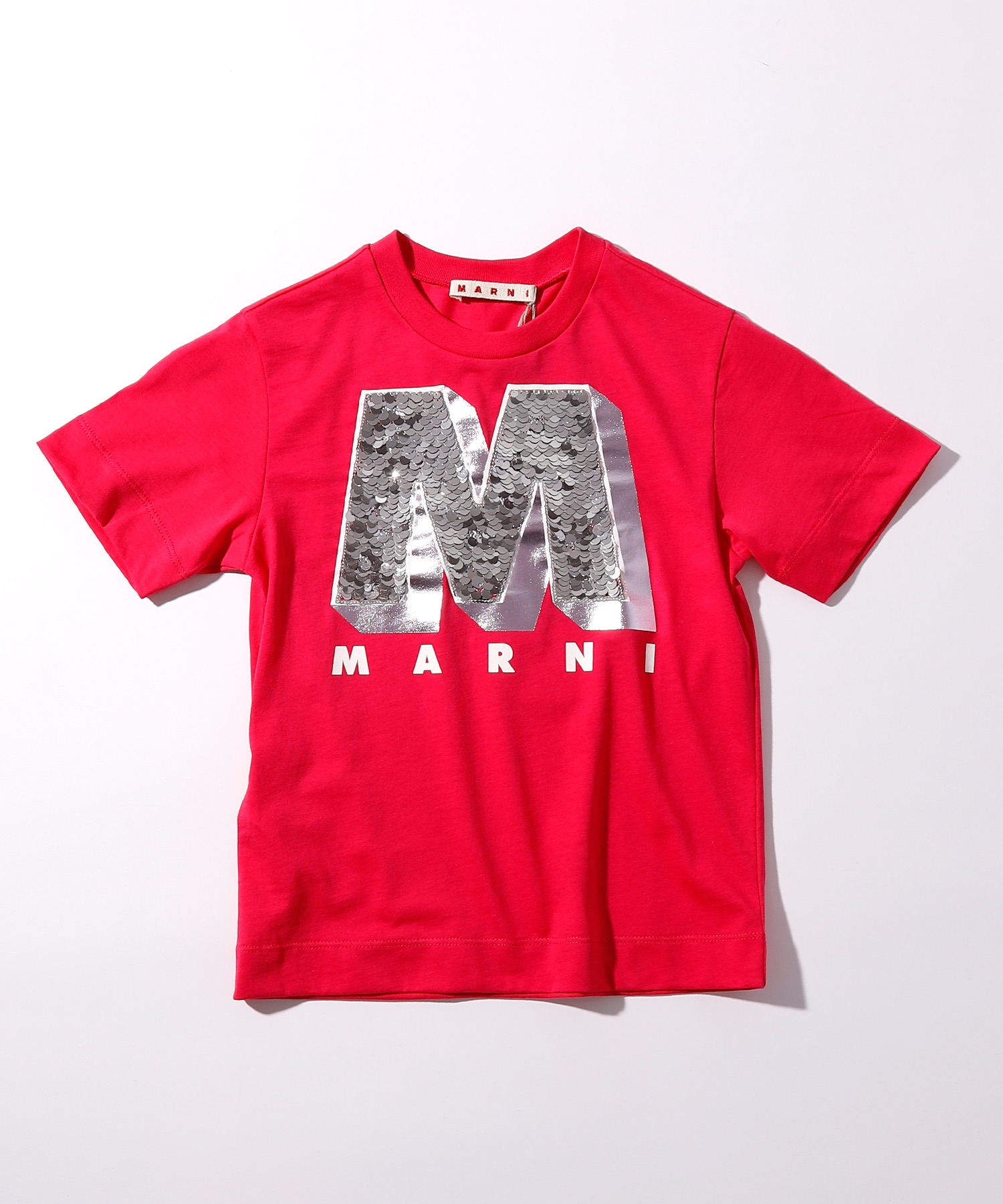 MARNI（マルニ）Kids & Junior ブランドロゴ半袖Tシャツカットソー-