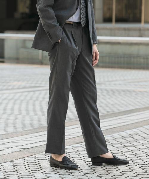 URBAN RESEARCH DOORS(アーバンリサーチドアーズ)/LIFE STYLE TAILOR　ウォッシャブルストレッチパンツ/GRAY