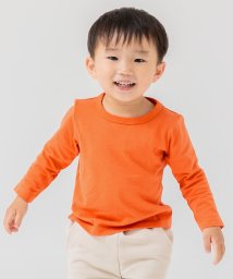 chil2(チルツー)/無地長袖Tシャツ/オレンジ