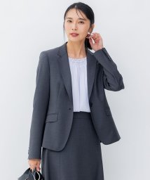 NIJYUSANKU（LARGE SIZE）(２３区（大きいサイズ）)/【セットアップ対応】ファインネスウール ジャケット/グレー系