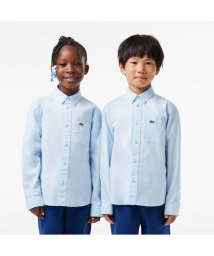 LACOSTE KIDS(ラコステ　キッズ)/BOYS 配色パッチポケットボタンダウンシャツ/ライトブルー