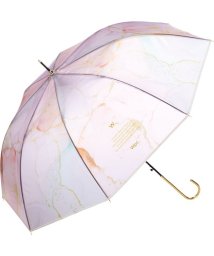 Wpc．(Wpc．)/【Wpc.公式】［ビニール傘］インクアートアンブレラ 61cm ジャンプ傘 大きい 傘 レディース 長傘 雨傘/ピンク
