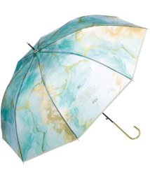 Wpc．(Wpc．)/【Wpc.公式】［ビニール傘］インクアートアンブレラ 61cm ジャンプ傘 大きい 傘 レディース 長傘 雨傘/ブルー