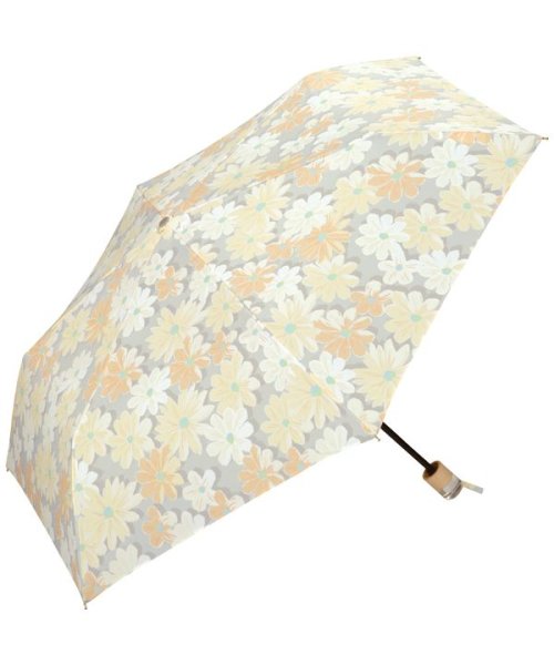 Wpc．(Wpc．)/【Wpc.公式】雨傘 ブロッサム ミニ 50cm 晴雨兼用 傘 レディース 折りたたみ傘/イエロー
