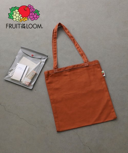 FRUIT OF THE LOOM(フルーツオブザルーム)/FRUIT OF THE LOOM BASIC PARTITION TOTE BAG/ﾚﾝｶﾞ