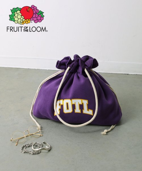 FRUIT OF THE LOOM(フルーツオブザルーム)/Fruit Of The Loom ARCH LOGO SWEAT TOTE/ﾊﾟｰﾌﾟﾙ