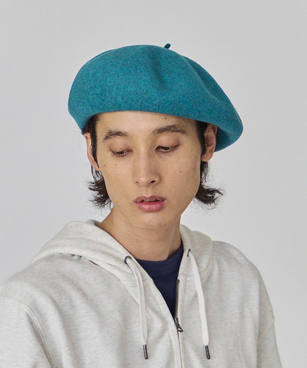 セール】OVERRIDE EX FINE LAMBS TAM BERET(505466449) | OVERRIDE