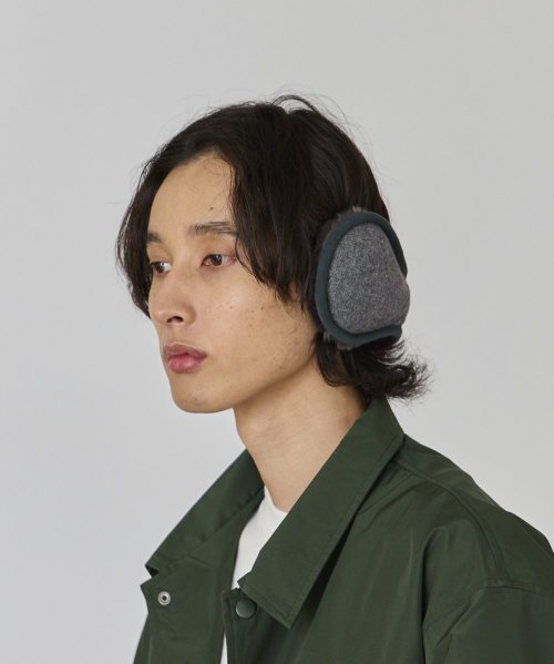 OVERRIDE(OVERRIDE)/OVERRIDE  JP TWEED EARMUFFS/グレー