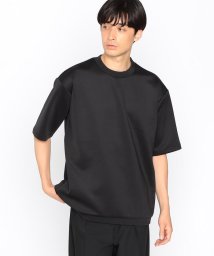 COMME CA ISM MENS(コムサイズム（メンズ）)/ファンクショナルジャージ リブＴシャツ/ブラック