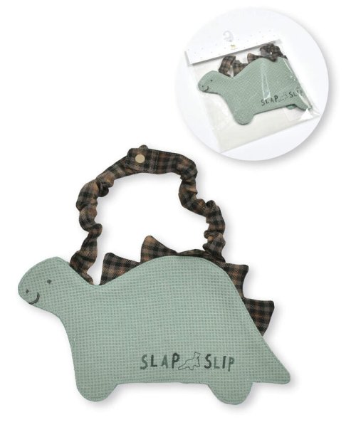 SLAP SLIP BABY(スラップスリップベビー)/恐竜型スタイベビー/グリーン