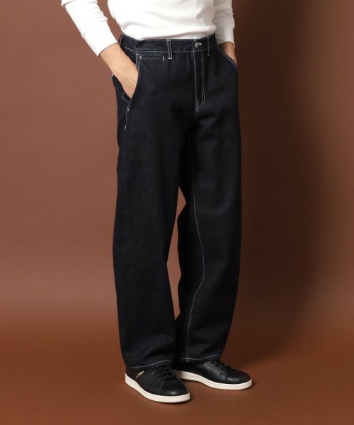 【MonoMax1月号掲載】【Safari12月号掲載】【セットアップ可】ハイグレード ワイドデニムパンツ 