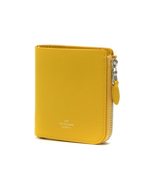 STANDARD SUPPLY(スタンダードサプライ)/【正規取扱店】 スタンダードサプライ 財布 STANDARD SUPPLY PAL HALF ZIP WALLET ハーフジップウォレット 二つ折り/イエロー