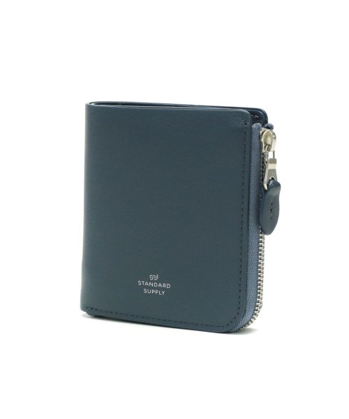 STANDARD SUPPLY(スタンダードサプライ)/【正規取扱店】 スタンダードサプライ 財布 STANDARD SUPPLY PAL HALF ZIP WALLET ハーフジップウォレット 二つ折り/ブルー