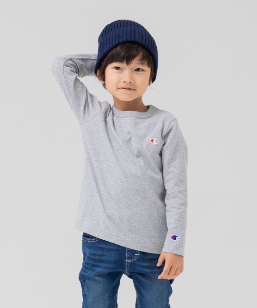 CHAMPION(チャンピオン)/〈チャンピオン 〉長袖Tシャツ/グレー