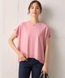 KUMIKYOKU(組曲)/【WEB限定】Tシャツライク サマーニット/ピンク系