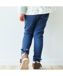 apres les cours(アプレレクール)/裾リボン/7days Style pants  10分丈/デニム