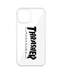 THRASHER(スラッシャー)/スラッシャー THRASHER iphone13 スマホケース メンズ レディース 携帯 アイフォン クリア 透明 LOGO HYBRID CLEAR CASE/ブラック