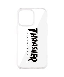 THRASHER(スラッシャー)/スラッシャー THRASHER iphone13 Pro スマホケース メンズ レディース 携帯 アイフォン クリア 透明 LOGO HYBRID CLEAR /ブラック
