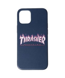 THRASHER(スラッシャー)/スラッシャー THRASHER iphone12 mini スマホケース メンズ レディース 携帯 アイフォン HOME TOWN LOGOHYBRID IML/ネイビー