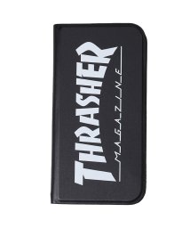 THRASHER(スラッシャー)/スラッシャー THRASHER iphone12 12 Pro スマホケース メンズ レディース 手帳型 携帯 アイフォン HOME TOWN LOGO PU /ブラック系1