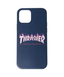THRASHER(スラッシャー)/スラッシャー THRASHER iphone12 12 Pro スマホケース メンズ レディース 携帯 アイフォン HOME TOWN LOGOHYBRID I/ネイビー
