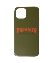 THRASHER(スラッシャー)/スラッシャー THRASHER iphone12 12 Pro スマホケース メンズ レディース 携帯 アイフォン HOME TOWN LOGOHYBRID I/オリーブ