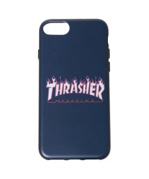 THRASHER(スラッシャー)/スラッシャー THRASHER iphone SE2 8 7 スマホケース メンズ レディース 携帯 アイフォン HOME TOWN LOGOHYBRID IM/ネイビー