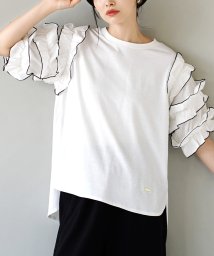 e-zakkamaniastores/フリルスリーブ Tシャツ/505478018