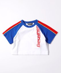 DIESEL(DIESEL)/DIESEL（ディーゼル）Kids & Junior ブランドロゴ半袖Tシャツカットソー/ブルー