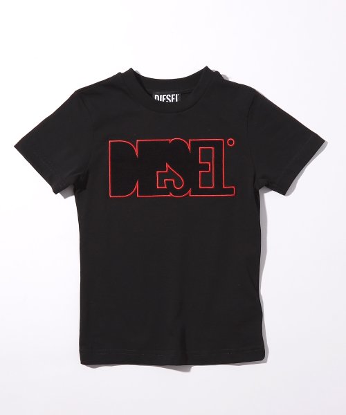 DIESEL(DIESEL)/DIESEL（ディーゼル）Kids & Junior ブランドロゴ半袖Tシャツカットソー/ブラック