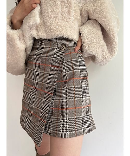 セール】 スナイデル(SNIDEL) |ラップディティールミニスカート  