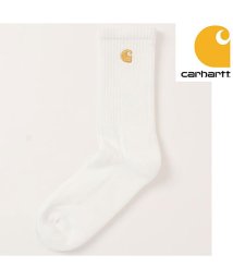 TopIsm(トップイズム)/Carhartt カーハート ワンポイントチェイス メンズ ソックス 靴下 下着 インナー/ホワイト