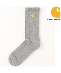 TopIsm(トップイズム)/Carhartt カーハート ワンポイントチェイス メンズ ソックス 靴下 下着 インナー/グレー