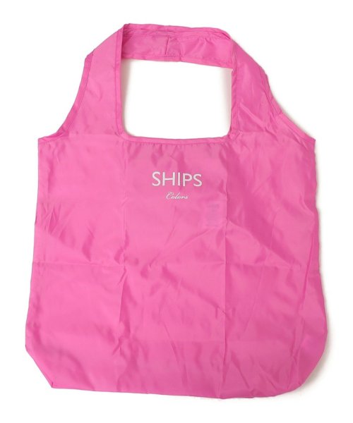 SHIPS Colors WOMEN(シップスカラーズ　ウィメン)/SHIPS Colors:〈手洗い可能〉リサイクル エコバッグ (M)/ピンク