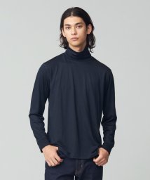 J.PRESS MENS(J．プレス　メンズ)/ウールストレッチジャージ タートルネックカットソー/ネイビー系