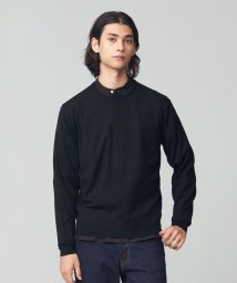 J.PRESS MENS(J．プレス　メンズ)/ハイゲージ クルーネックニット/ブラック系