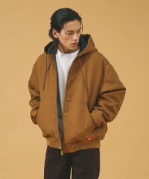ABAHOUSE(ABAHOUSE)/【Dickes /ディッキーズ】HOODED JACKET/ コットンダック フ/ブラウン