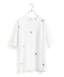 JUNRed(ジュンレッド)/フラワー刺繍Tシャツ/ホワイト（10）