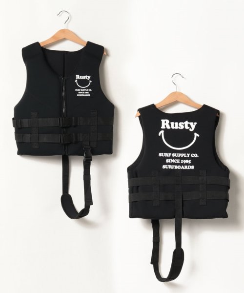 RUSTY Kids(ラスティ　キッズ)/【RUSTY】KIDSフローティングベスト/ブラック