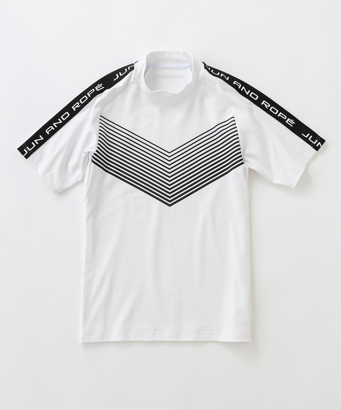 UV】【保温】裏フリースモックネック半袖プルオーバー(505479866