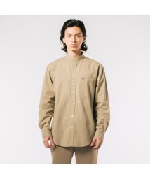 LACOSTE Mens(ラコステ　メンズ)/スタンドカラーシャツ/ベージュ