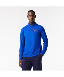 LACOSTESPORTS MENS(ラコステスポーツ　メンズ)/バックプリント長袖ゴルフポロシャツ/ロイヤルブルー