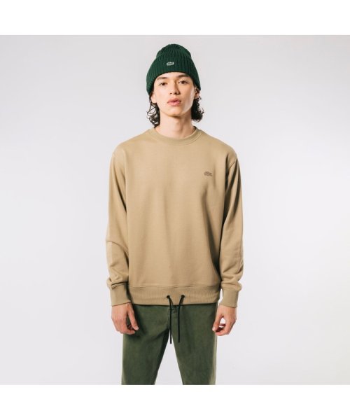 裾ドローストリング入りクルーネックスウェット 