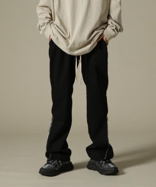 LHP/Dankeschon/ダンケシェーン/TCBLK OUTZIP PANTS/TCブラックアウトジップパンツ/505480206