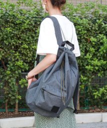 ASFVLT(アスファルト)/巾着バックパック DRAWSTRING BACKPACK/チャコールグレー