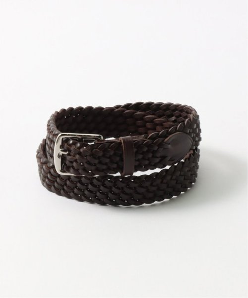 EDIFICE(エディフィス)/【BEORMA / ベオーマ】28mm BASKET WEAVE PLAITED BELT/ブラウン