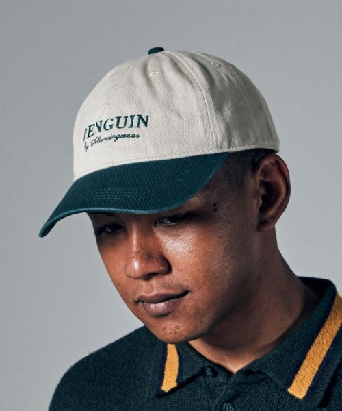 Penguin by Munsingwear(ペンギン　バイ　マンシングウェア)/【永山瑛太着用】TWO－TONE TWILL CAP / ツートンツイルキャップ【アウトレット】/ベージュ