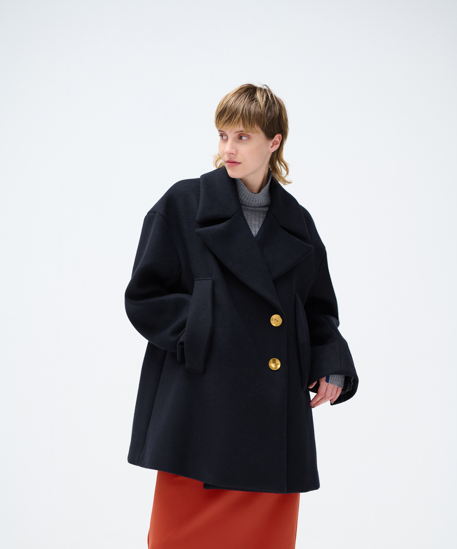 定価60万!【ランバン LANVIN】グアナコ20%!! カシミヤ チェスター 定価60万!【ランバン LANVIN】グアナコ20%!! カシミヤ チェスター 定価