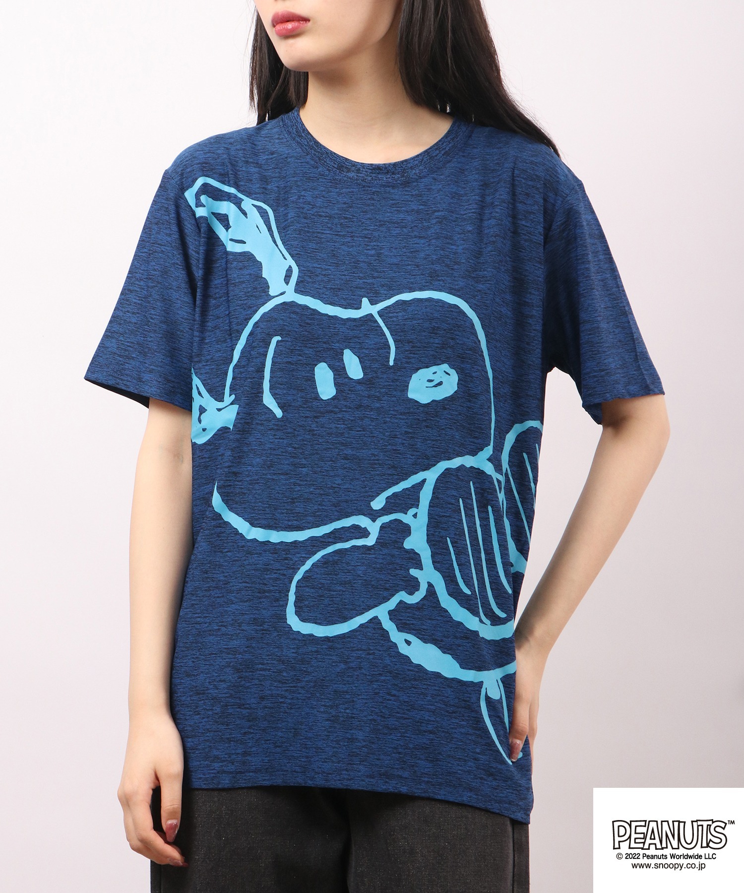 スヌーピー Tシャツ 半袖 トップス ドライ プリント SNOOPY PEANUTS