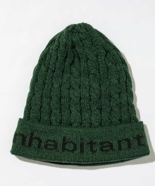 inhabitant(inhabitant)/inhabitant(インハビタント)Fishermans Watch Cap ニットキャップ ニット帽/グリーン